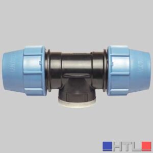 RACCORDO A TEE FEMMINA PLASTICA - 110 x 3" x 110