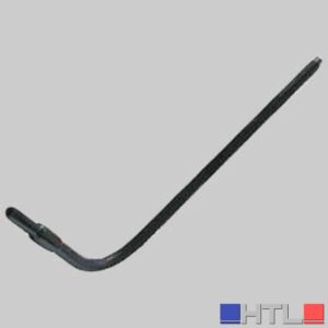 GIUNTO DI TRANSIZIONE CURVO ACCIAIO - PE RIVESTITO - 50 x 1"1/2