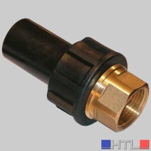GIUNTO DI TRANSIZIONE OTTONE-PE FILETTATO FEMMINA - 1" x 32