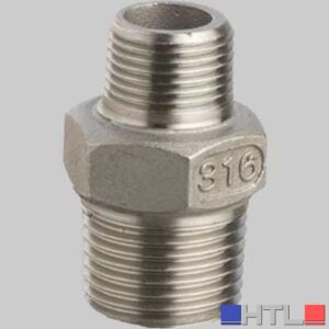 RACCORDO NIPLES RIDOTTO IN ACCIAIO INOX - 1" x 1/2