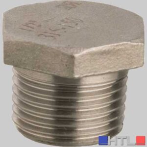 TAPPO MASCHIO IN ACCIAIO INOX - 1"