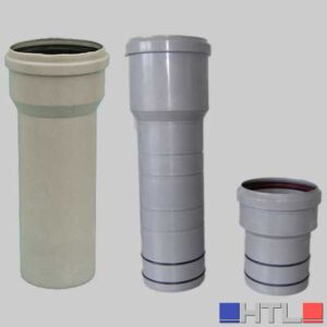 TRONCHETTO IN PP ATTACCO AL PVC - 110x100 L 265 mm