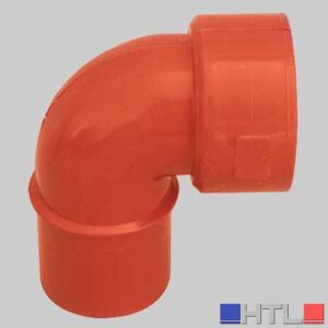 CURVA TECNICA MASCHIO/FEMMINA PVC - 46 x 40
