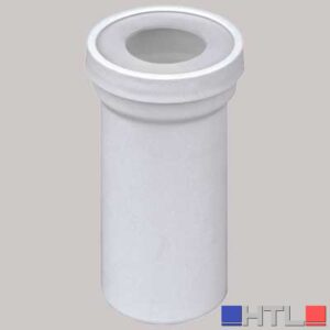 TRONCHETTO WC CON GUARNIZIONE PVC - Ø 100