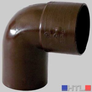 CURVA 87°-30 PVC TESTA DI MORO - Ø 100