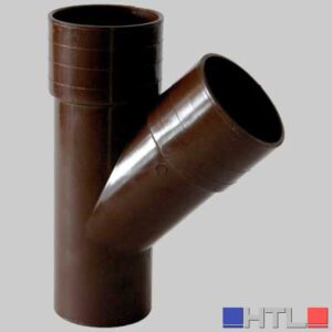 BRAGA 45° PVC TESTA DI MORO - Ø 100