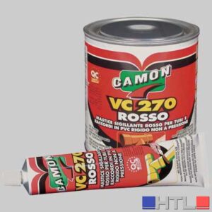 ADESIVO SPECIALE SIGILLANTE PVC - Barattolo gr 500 rosso