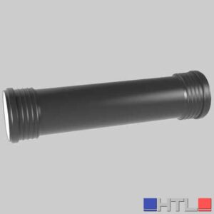 TUBO FONOISOLANTE CON DUE BICCHIERI STEM Ø 32 - cm 100