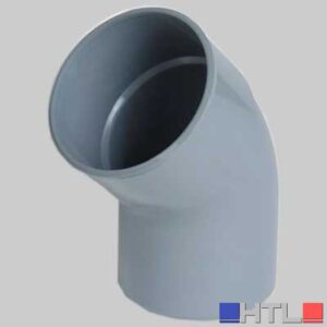 CURVA IN PVC 45° M-F - Ø 100