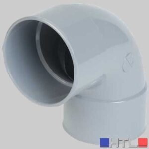 CURVA IN PVC 87° 30 F-F - Ø 100