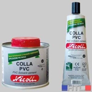 COLLA PER PVC 'NICOLL' - Barattolo 250 ml c/pennello