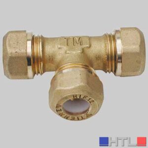 RACCORDO A TEE CON OGIVA P.T.E.F. - 18 x 18 x 18 - 3/4