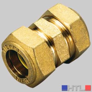 RACCORDO DIRITTO DOPPIO O-RING GIALLO - 12 x 12