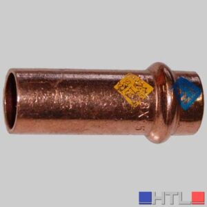 MANICOTTO RAME RIDOTTO A PRESSARE MASCHIO/FEMMINA - 18 x 12