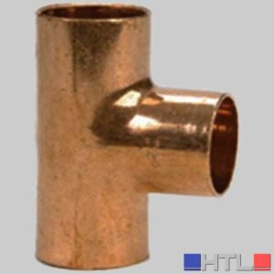 TEE RAME A SALDARE F-F-F PER TUBO GELO - 1"