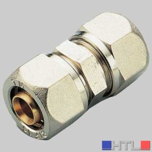 RACCORDO A COMPRESSIONE DIRITTO DOPPIO TIEMME - 14 x 14