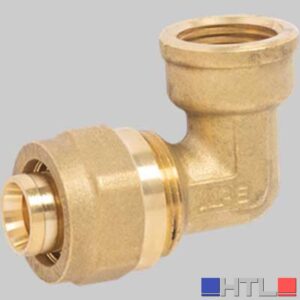 RACCORDO CURVO FEMMINA A STRINGERE APE - 16 x 1/2