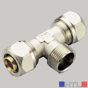 RACCORDO A COMPRESSIONE A TEE MASCHIO TIEMME - 14 x 1/2 x 14