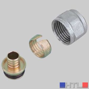 ADATTATORE PER TUBO PEX - 15 x 2,5 attacco 1/2 x 16