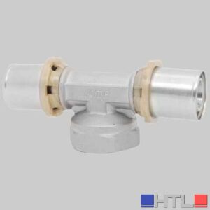RACCORDO A TEE FEMMINA A PRESSARE - 16 x 1/2 x 16