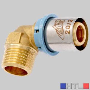RACCORDO A GOMITO MASCHIO DELT ALL - 16 x 1/2