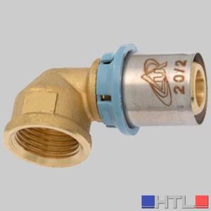 RACCORDO A GOMITO FEMMINA DELT ALL - 16 x 1/2