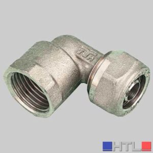 RACCORDO A GOMITO FEMMINA PER TUBO COBRA-PEX - 1/2 x 15 S. 2,5