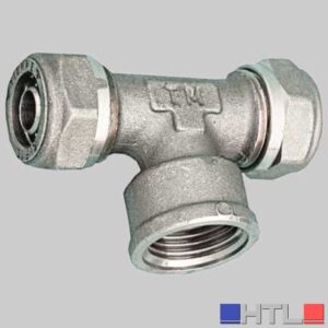 RACCORDO A TEE FEMMINA PER TUBO COBRA-PEX - 15 x 1/2 x 15 S. 2,5