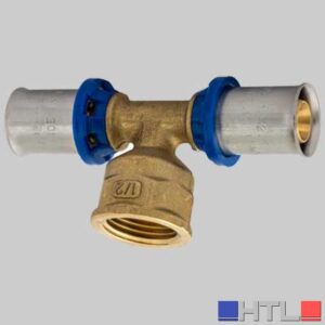 RACCORDO A TEE FEMMINA APE PRESS - 16 x 1/2 x 16