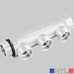 COLLETTORE LINEARE CROMATO - 2 VIE 1" - 24 x 19