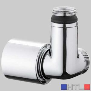 VALVOLA DAFNE TERMOSTATICA AD ANGOLO DX CROMO - 1/2 - 24 x 1.5