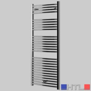 TERMOARREDO SCALDA SALVIETTE MOD. SAN REMO CROMATO CURVO - H 1230 L 450