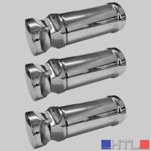 KIT DI FISSAGGIO PER SCALDASALVIETTA CROMO DIRITTO - -
