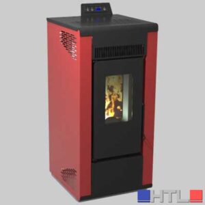 STUFA A PELLET VENTILATA ROXY 1-8 - Kw 7.87 - Bordeaux