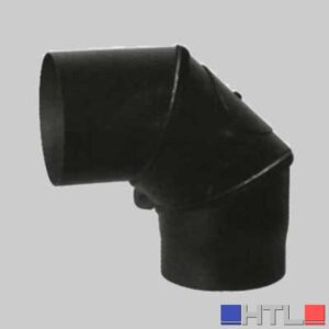 GOMITO A 90° GIREVOLE PER STUFE A LEGNA - Ø 120 mm