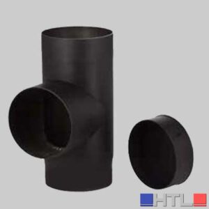 RACCORDO A T PER STUFE A LEGNA - Ø 120 mm