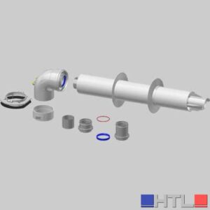KIT COASSIALE PER SCALDINO UNIVERSALE - 60-100