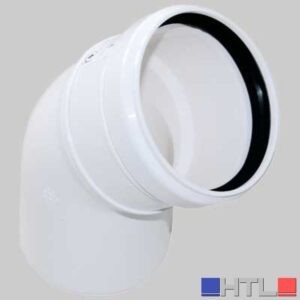 CURVA IN PPS APERTA MF - Ø 60 ang. 45°