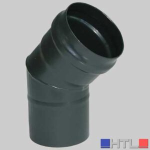 Curva 45° Nera - dm 100 ang. 45°