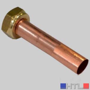 TUBO RAME DRITTO PER CALDAIE - 14 x 180 Cart. 1/2