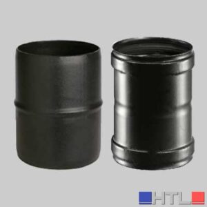 RACCORDO PER TUBO PELLET - Ø 100 mm M/M