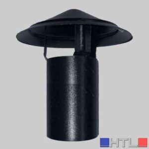 FUMAIOLO A CAPPELLO "CINESE" PER TUBO PELLET - Ø 100 mm