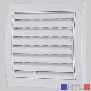 GRIGLIA A FLUSSO REGOLABILE - 150x150 95x110 imbocco Ø 100