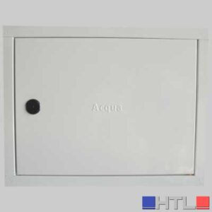 SPORTELLO PER CONTATORE ACQUA PREVERNICIATO BIANCO - 300 x 400 x 20