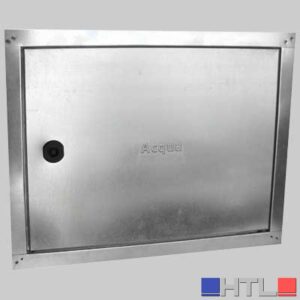 SPORTELLO PER CONTATORE ACQUA ZINCATO - 300 x 400 x 20