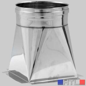 TRAMOGGIA INOX MONOPARETE - 200 x 200 tubo Ø 200