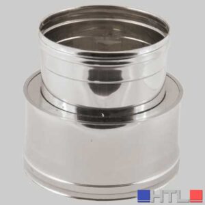 RACCORDO DA DOPPIA PARETE A MONO PARETE - 100 150 100