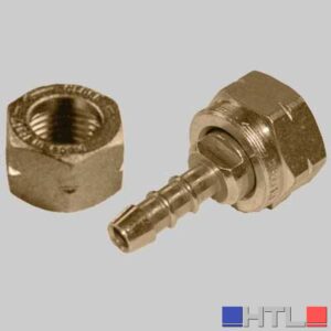 RACCORDO PORTAGOMMA FEMMINA CON GIRELLO - 1/2 Gpl