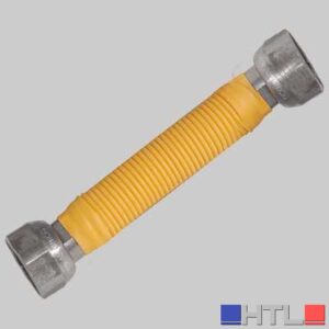 FLESSIBILE INOX PER GAS RIDOTTO FF - 1/2x3/4 130x220 mm