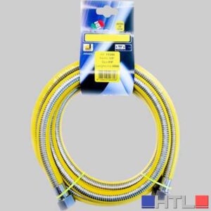 TUBO GAS METALLICO RIVESTITO FF - cm 100